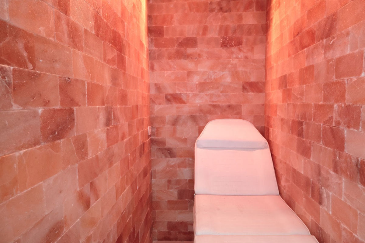 Himalayan Salt Room 8' x 8' Surface Area - 4"x8"x2"
