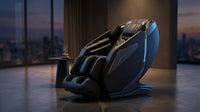 4D Massage Chair: Full Body Zero Gravity Massage Chair Full Body SL Track Chair Massage Black — Lifestyle