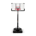 Basketball Hoop System Designed for Indoor Outdoor Use, Adjustable 6.6-10 Ft Height, Steel Frame, Wheels