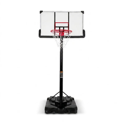 Basketball Hoop System Designed for Indoor Outdoor Use, Adjustable 6.6-10 Ft Height, Steel Frame, Wheels
