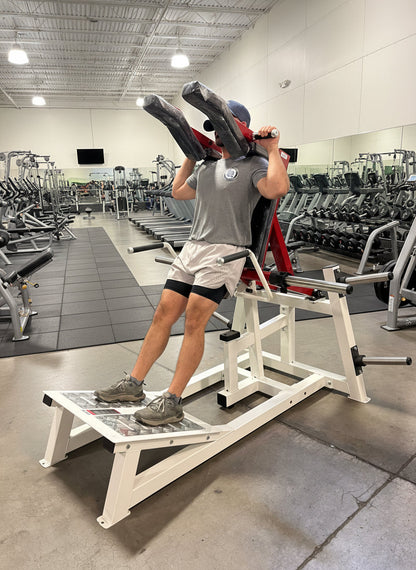 Plate Loaded Power Squat & Hack Squat (V-Squat) Machine (New)