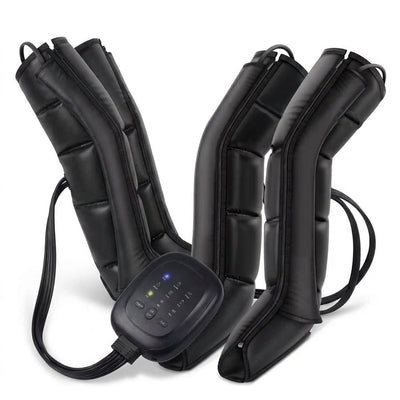 Leg Recovery System Designed for Circulation, 4-Chamber Air Compression, 8 Pressure Levels, Smart Sensors