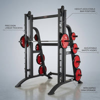 Fitness Equipment Strength Exercise Shoulder Press Smith Machine — infographic