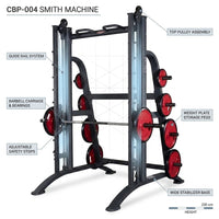 Fitness Equipment Strength Exercise Shoulder Press Smith Machine — How It Works